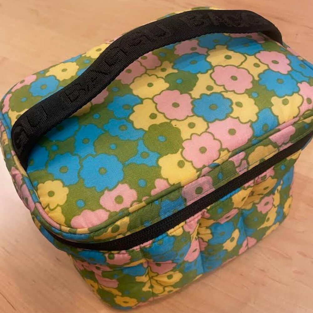BAGGU Puffy Lunch Bag - Flowerbed *LIKE NEW*